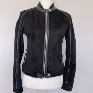 Prada Black Suede Jacket Size 40